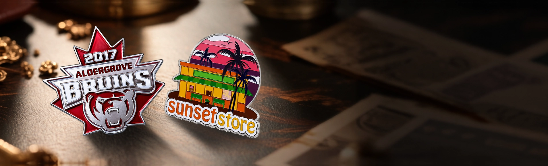 Custom Pin Designers Banner
