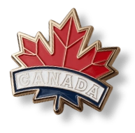 Maple leaf custom pin Maple leaf custom pin
