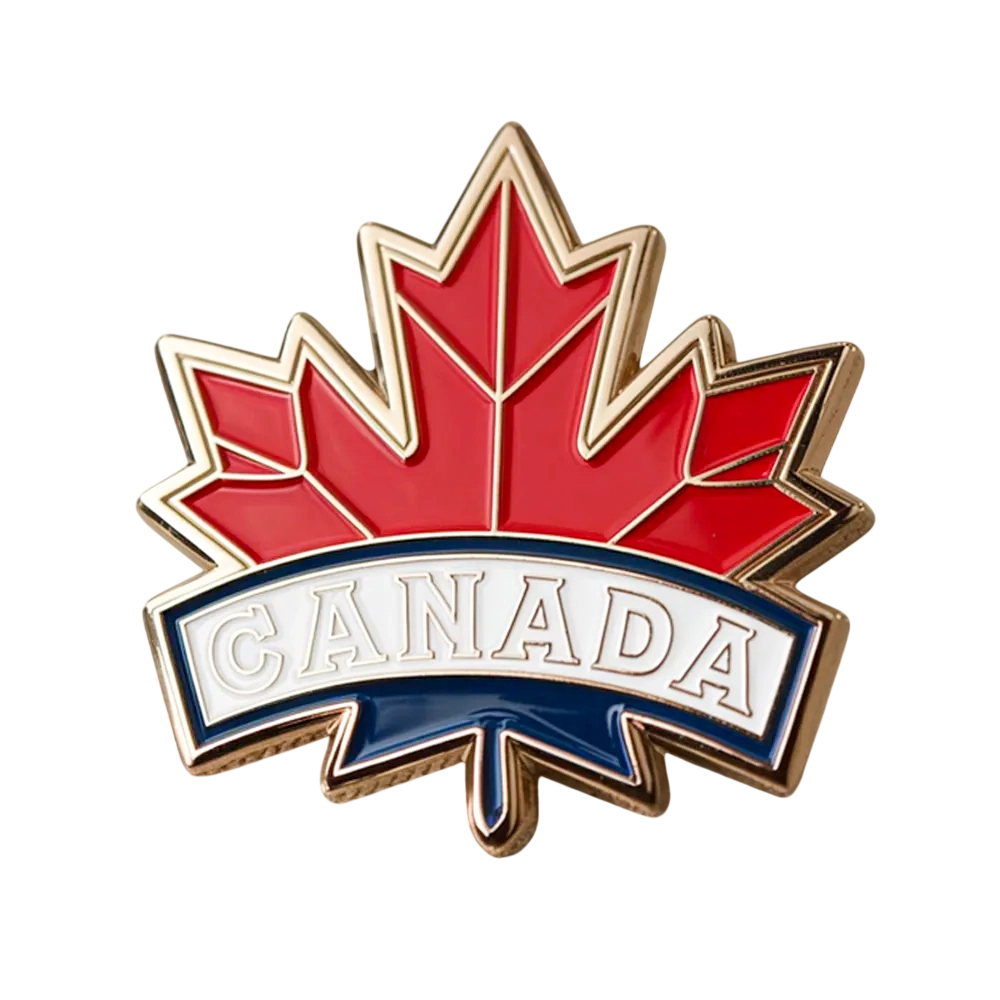 Canada maple leaf pin