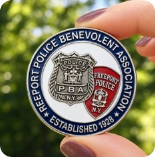 Police association badge pin